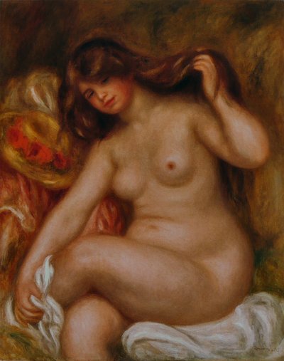 Bather by Pierre Auguste Renoir